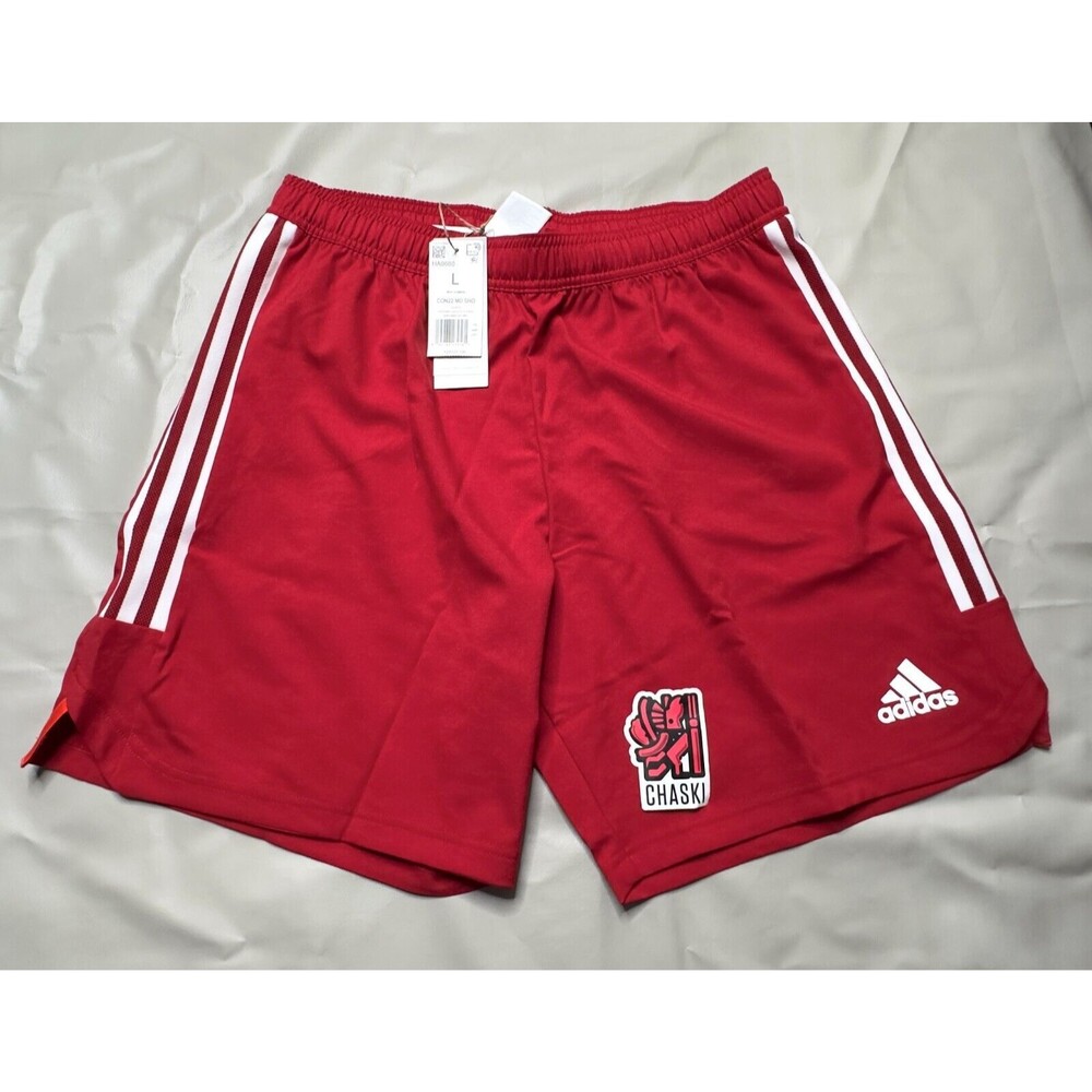 ADIDAS Condivo 22 Match day Soccer football red Shorts Men's Large HA0600